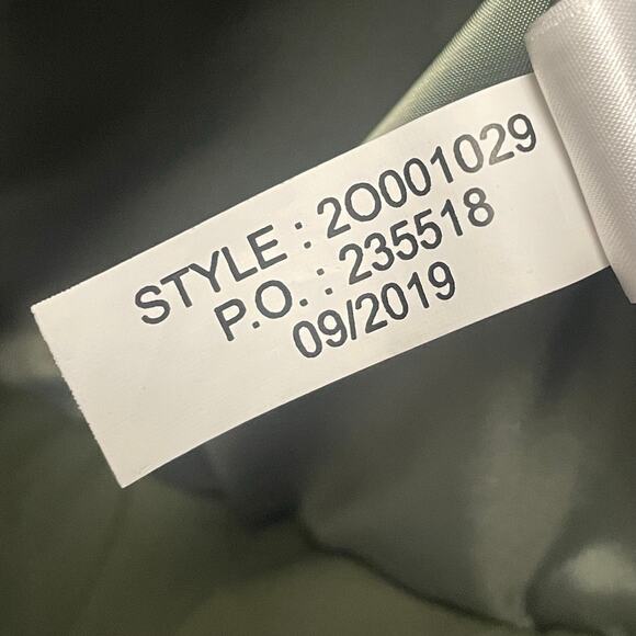 Vineyard Vines Olive Green Quilted Jacket Sherpa Collar Womens Large AS IS - Picture 6 of 10